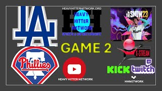 MLB THE SHOW: DODGERS vs PHILLIES GAME 2