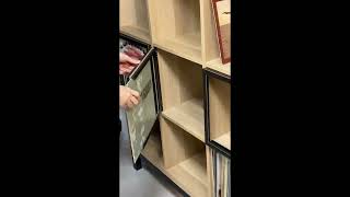 IKEA Kallax Ideas Shelf LP Art Frame Door / for Vinyl Record Storage Cabinet / Demo