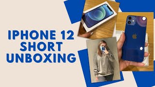 iPhone 12 MINI BLUE UNBOXING | SHORT VERSION