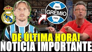 💥😰MINHA NOSSA! MODRIC VAI REFORÇAR O TRICOLOR? MAIOR CRAQUE! ÚLTIMAS NOTÍCIAS DO GRÊMIO HOJE!