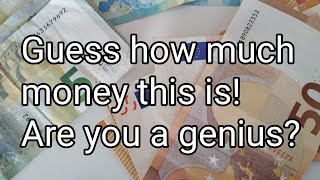 Guess how much money this is! Are you a genius? #money #Guess