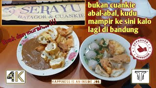 Bakso Cuanki & Batagor serayu di bandung yg terkenal populer murah dan enak pastinya | Approved【4K】