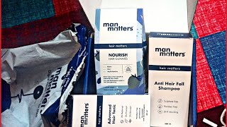 Man Matters hair strengthening pack unboxing | Story time