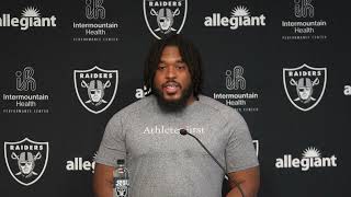 Las Vegas Raiders Dylan Parham(G) 'I feel a lot more confident and comfortable #raiders #nfl