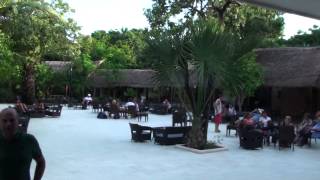 Viva Wyndham Maya lobby and courtyard.  Playa del Carmen, Mexico.