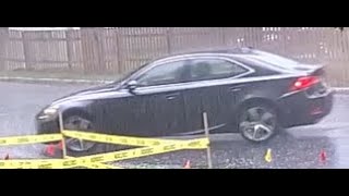 Cars Driving in Rain