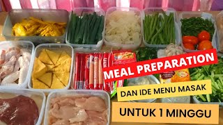 Ide Masakan Untuk Satu Minggu | Meal Preparation