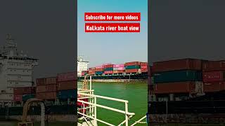 boat view in Kolkata khidirpur dock