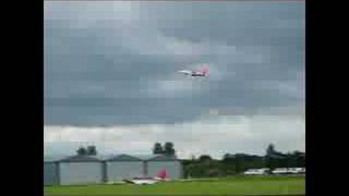 Model jet display at Henstridge Airfield