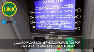 👉 ¿Cómo PAGAR los SERVICIOS/IMPUESTOS por CAJERO AUTOMÁTICO DE LA RED LINK? 😎