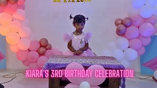 🎂Kiara's 3rd Birthday Celebration🎁🎈 I Evening Vlog | Birthday Party at Home Ideas