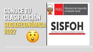 Cómo ver tu clasificación socio-económica 2022