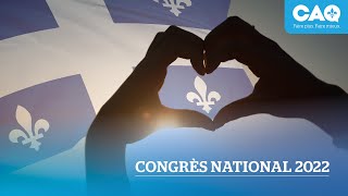 Discours du premier ministre et chef de la CAQ, François Legault, lors du congrès national!