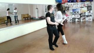 Zouk class in dance studio DancA 01 04 16 Слава и Марина г. Гомель