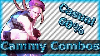 Cammy cash out practical combos for Street Fighter 6