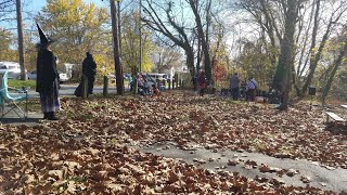 Riley's Lock Jam on the C&O Canal the day before Halloween, 2022