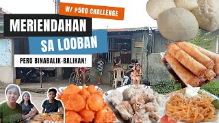 Tindahan sa Looban, Bakit BINABALIK-BALIKAN? | 500-Peso Challenge | Food Hug: The Fam Vlog