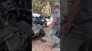 Accidente de tránsito en la vía Oriental