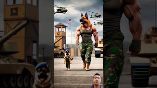 👉Soldier Animal-Father and son😱❤️🔥 #animals #aiartgallery #funnyanimal #ai