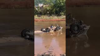 Innovative Amphibious Walking Vehicle Test Drive