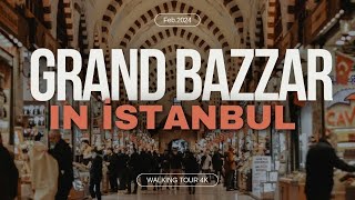 4k Grand Bazaar oldest in the world, Egyptian Bazaars in Istanbul