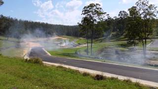 Drifts at Raleigh International Raceway