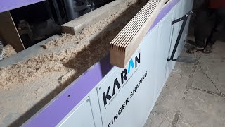 Edge Finger Shaping Machine | Karan Industries #fingerjoint #woodworking