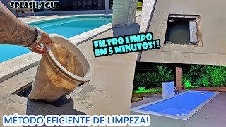 COMO LIMPAR E MONTAR O FILTRO DA PISCINA SPLASH/IGUI. Método Rápido e Fácil!!!