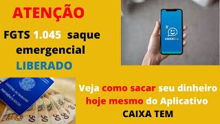 Saque Seu FGTS do Aplicativo Caixa Tem para qualquer conta digital por boleto antes do data de saque