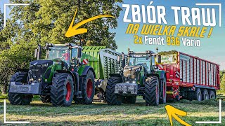 VIXA!☆Zbiór traw na wielka skale 2020☆2x Fendt 936 Vario☆GR Łepkowscy☆100ha☆[PwO Team]