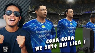 #COBACOBA Nyobain maen WINNING ELEVEN 2024 BRI LIGA 1 versi PS 2 | WE 2024 PS 2 GAMEPLAY