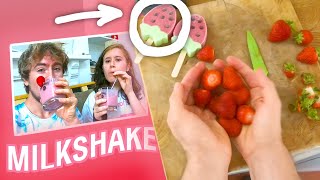 HOW TO MAKE THE BEST STRAWBERRY MILKSHAKE!