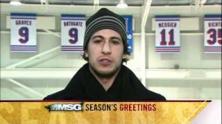 Happy Holidays from MSG (New York Rangers)