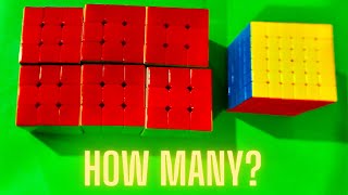 How many 3 by 3 Rubik's cubes can be Solved while I Solve a 7 by 7?