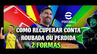 COMO RECUPERAR CONTA DO EFOOTBALL - DUAS ALTERNATIVAS!