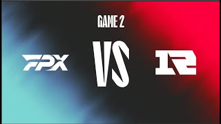 Xiaohu es un dios FPX VS RNG game 2 Semana 1 Dia 1 Primavera LPL 2022