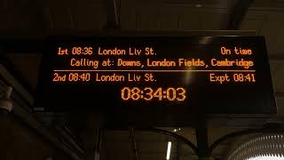 All stations goes to London Liverpool Street