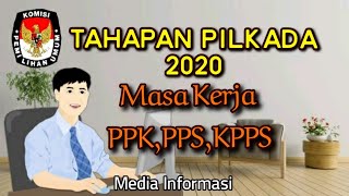 Tahapan Pilkada 2020 || Masa Kerja PPK PPS KPPS || PKPU No 5 TH 2020