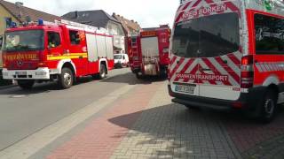 [Einsatz]Feuer BMA im Wittekindshof  Gronau + Bullhorn HLF + Abrücken