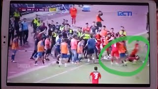 KERIBUTAN INDONESIA VS THAILAND | BANYAK KARTU MERAH