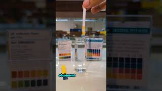 papel medidor de pH #ph #quimica