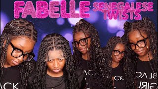 I SLAYED THIS FULL LACE WIG! | Senegalese Twists | Fabelle