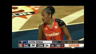 Dallas Wings vs Connecticut Sun 2017 WNBA (Aug 23)