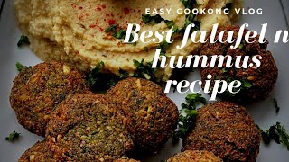 Easiest Falafel and Hummus recipe step by step