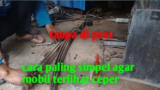 cara pres per daun mobil t120ss