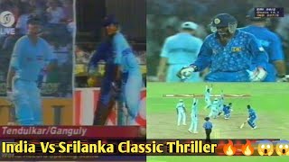 India Vs Srilanka Classic Thriller Nail Biting Finish 😱😱🏏🏏