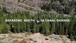 Repairing South Yuba Canal Damage