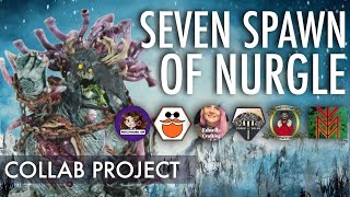 Nurgle Chaos Spawn Conversion Tutorial Warhammer 40K Death Guard | 7 Spawn of Nurgle Collab Project