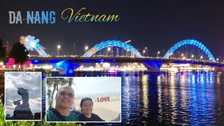 Vietnam Vlog 16 - Da Nang Market+ My Khe Beach+Dragon Bridge.