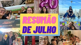 MONTH VLOG: 20 anos, festas julinas, festivais Santo André, Thor e mais...